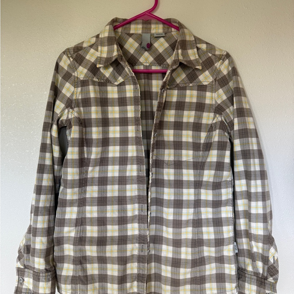 Stio Plaid Button Down Flannel Shirt
